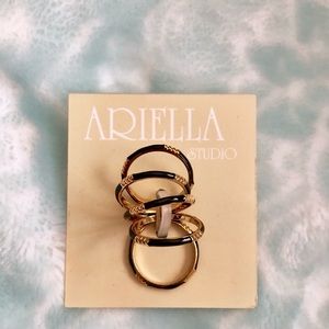 ✨ MAKE AN OFFER • Ariella Studio 5-piece Ring Set